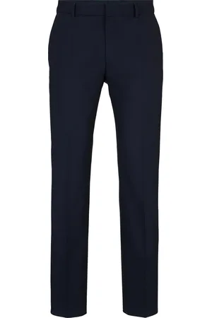 HUGO BOSS Pantaloni slim fit in lana vergine elasticizzata