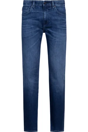 HUGO BOSS Jeans Maine regular fit in comodo denim elasticizzato blu