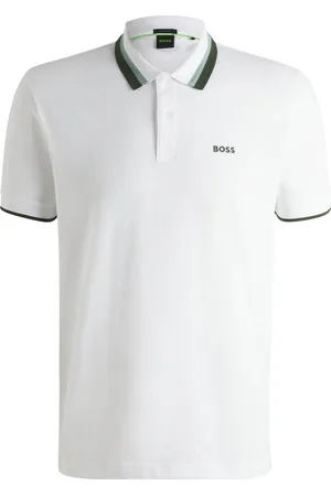 HUGO BOSS Polo sportiva Paddy con righe a contrasto