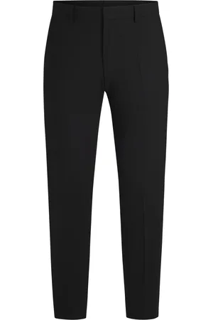 HUGO BOSS Pantaloni slim fit in lana vergine elasticizzata