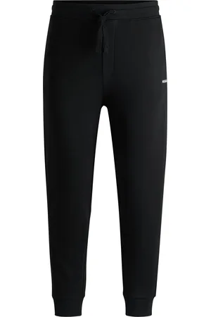 HUGO BOSS Pantaloni della tuta in terry di cotone con logo stampato