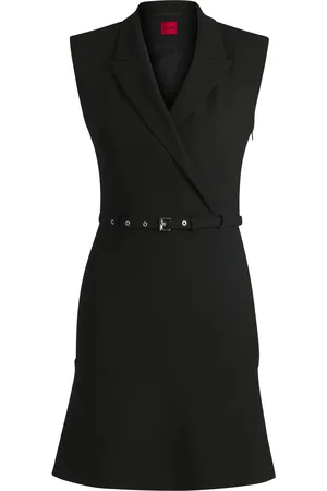 HUGO BOSS Vestito stile blazer con cintura con fibbia