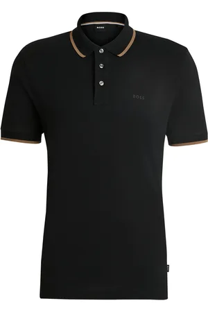 HUGO BOSS Polo in piqué di cotone con logo