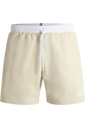 HUGO BOSS Boxer da mare ad asciugatura rapida con dettagli a contrasto