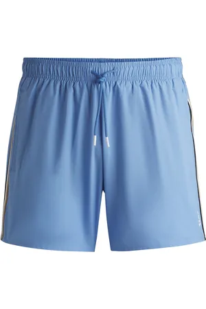 HUGO BOSS Boxer da mare con fodera interna integrale e righe tipiche del marchio
