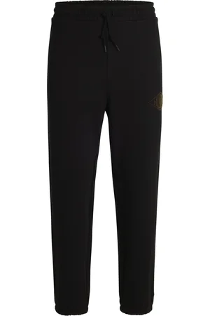 HUGO BOSS Pantaloni della tuta in terry di cotone con logo ricamato