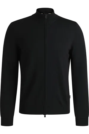 HUGO BOSS Cardigan regular fit in lana vergine