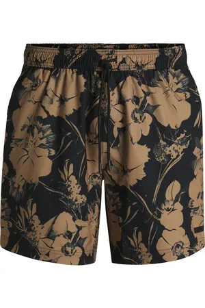 HUGO BOSS Boxer da mare con stampa floreale e riga laterale