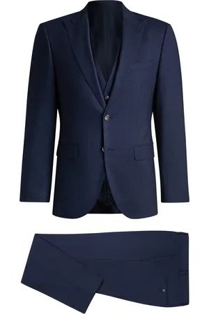 HUGO BOSS Abito tre pezzi regular fit in lana elasticizzata