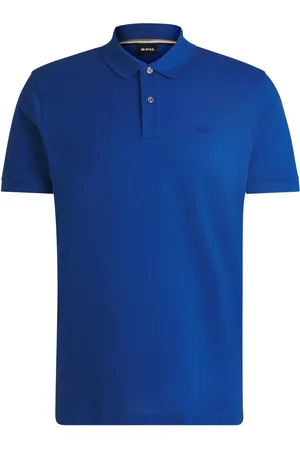 HUGO BOSS Polo Pallas in piqué di cotone con logo