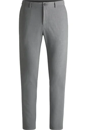 HUGO BOSS Pantaloni slim fit in tessuto elasticizzato ad alte prestazioni