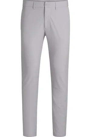HUGO BOSS Pantaloni slim fit in tessuto elasticizzato idrorepellente