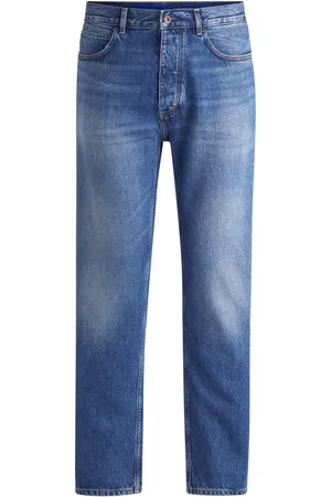 HUGO BOSS Jeans regular fit in denim stone-washed scuro