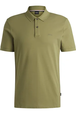 HUGO BOSS Polo Pallas in piqué di cotone con logo