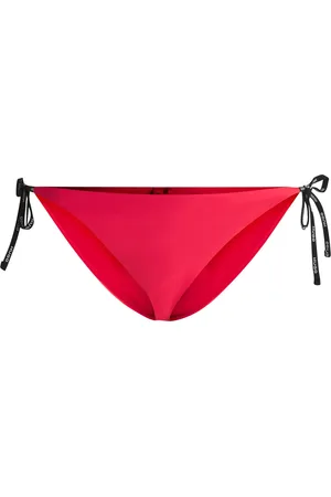 HUGO BOSS Slip per bikini con lacci con logo a contrasto