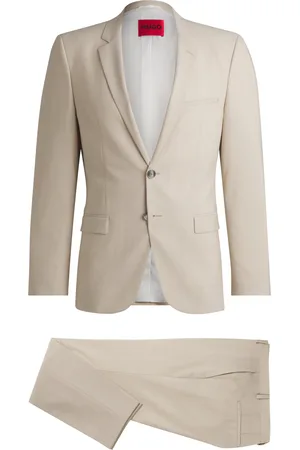 HUGO BOSS Abito extra slim fit in misto lana mélange