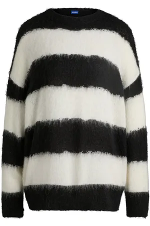 HUGO BOSS Maglione oversize con righe grosse irregolari