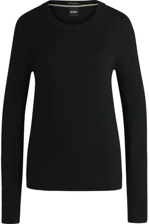 HUGO BOSS Maglione a girocollo in lana merino