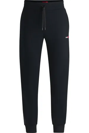 HUGO BOSS Pantaloni della tuta in misto cotone con logo con cuore