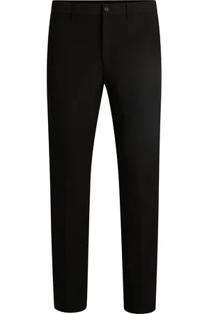 HUGO BOSS Pantaloni slim fit in tessuto elasticizzato idrorepellente