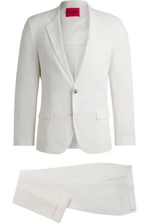 HUGO BOSS Abito slim fit in seersucker
