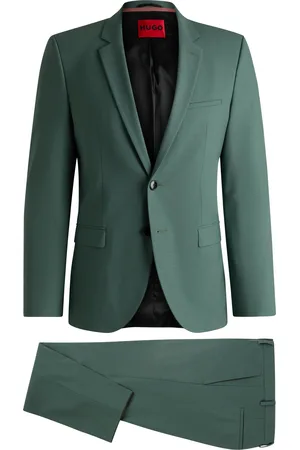 HUGO BOSS Abito extra slim fit in misto lana elasticizzato