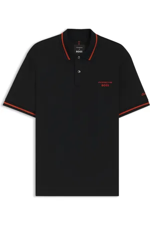 HUGO BOSS Porsche x Polo in cotone con controllo dell