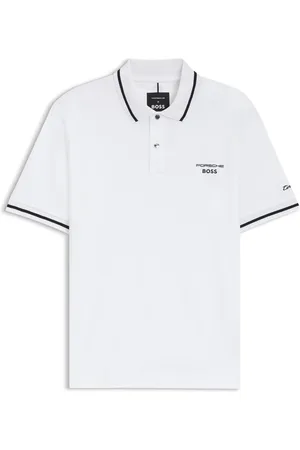 HUGO BOSS Porsche x Polo in cotone con controllo dell