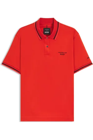 HUGO BOSS Porsche x Polo in cotone con controllo dell