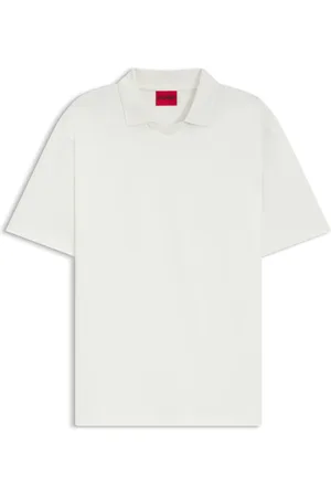 HUGO BOSS Polo relaxed fit in piqué di cotone elasticizzato mercerizzato