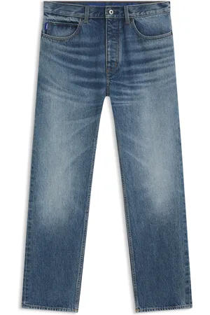 HUGO BOSS Jeans con regular fit in denim rigido