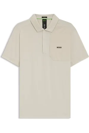 HUGO BOSS Polo Paddy con pannelli hopsack