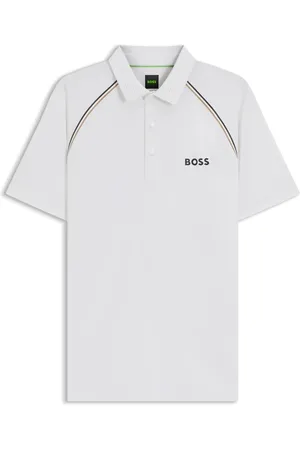 HUGO BOSS Polo slim fit sportiva con controllo degli odori
