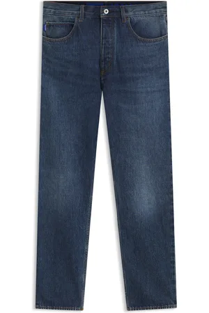 HUGO BOSS Jeans regular fit in denim rigido blu