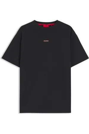 HUGO BOSS T-shirt del pigiama relaxed fit in cotone con logo stampato