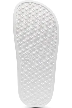 HUGO BOSS Sandali slider per bambini con targhetta con logo stampata