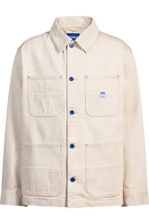 HUGO BOSS Field jacket relaxed fit in denim écru