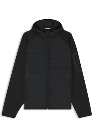 HUGO BOSS Giubbotto idrorepellente con tasca sulla manica con zip