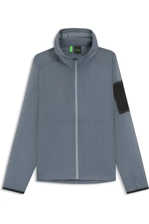 HUGO BOSS Giubbotto ripiegabile idrorepellente in tessuto ripstop leggero
