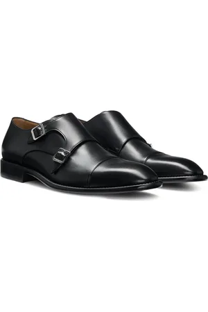 HUGO BOSS Scarpe monk in pelle con cinturino doppio