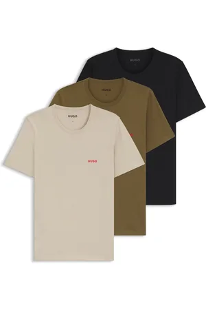 HUGO BOSS Magliette intime in jersey di cotone in confezione da tre