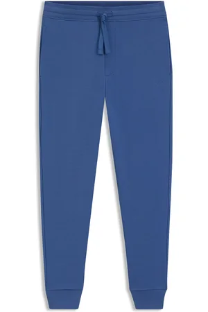 HUGO BOSS Pantaloni della tuta in terry di cotone con logo stampato