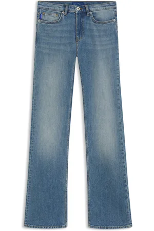 HUGO BOSS Jeans con gamba svasata in comodo denim elasticizzato blu Atlantico