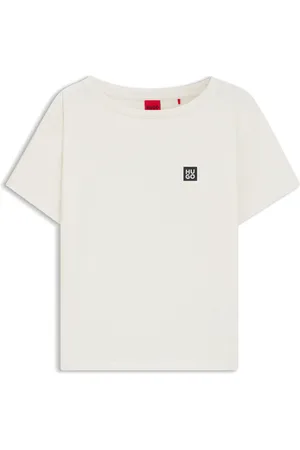 HUGO BOSS T-shirt del pigiama in misto modal con logo stampato