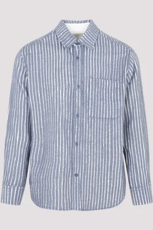 CRAIG GREEN Hand-frayed Stripe Shirt S