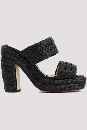 Bottega Veneta Raffia Sandals