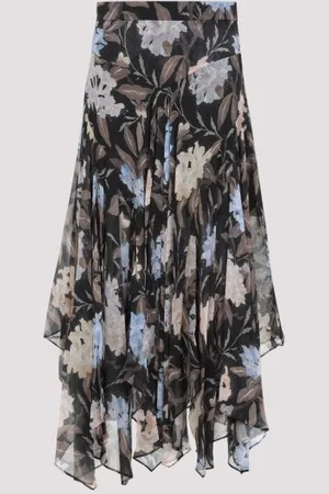ZIMMERMANN Eden Handkerchief Midi Skirt 1
