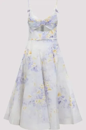 ZIMMERMANN Crush Twist Front Midi Dress 2