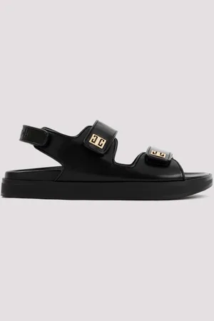Givenchy Leather g Strap Flat Sandals
