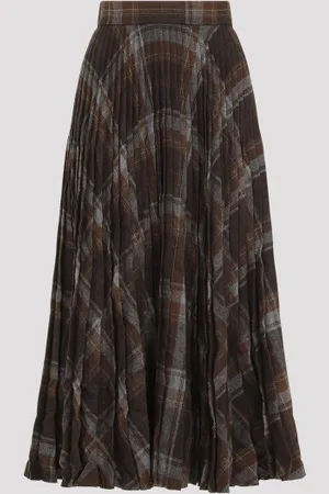 Balenciaga Creased Pleated Skirt